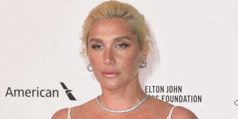 Kesha attends Elton John AIDS Foundations Academy Awards Viewing Party