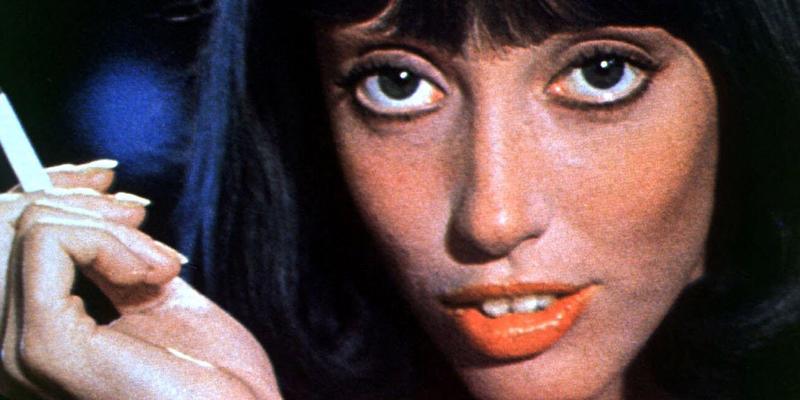 Shelley Duvall holding a cigarette