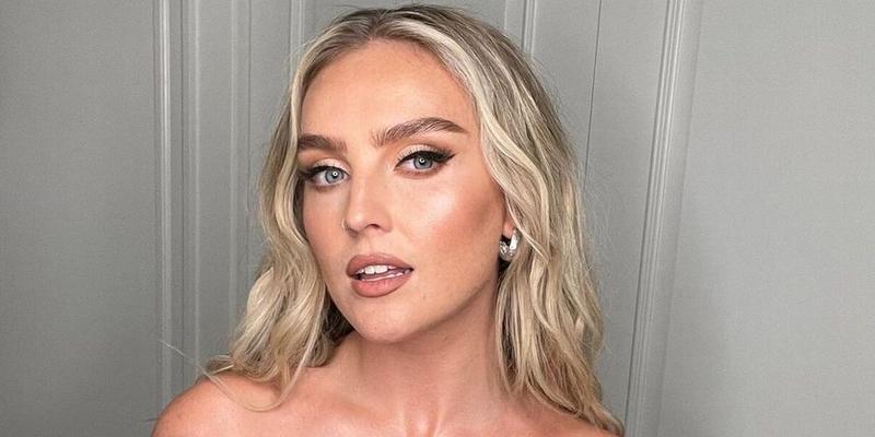 Perrie Edwards poses for the camera.