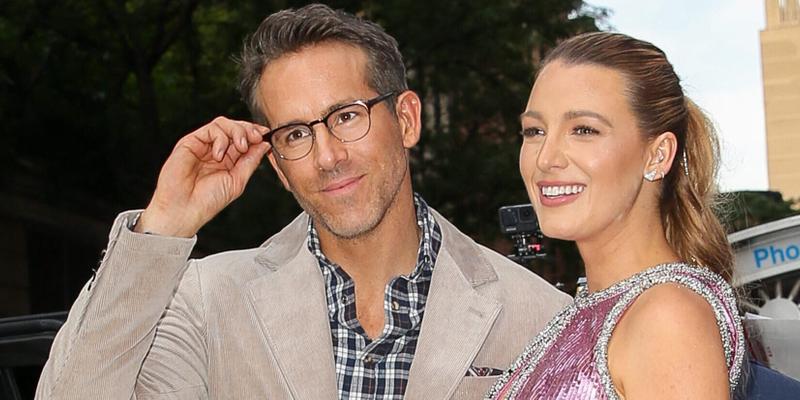 Blake Lively and Ryan Reynolds pose together while attending at the Free Guy Premiere in NYC