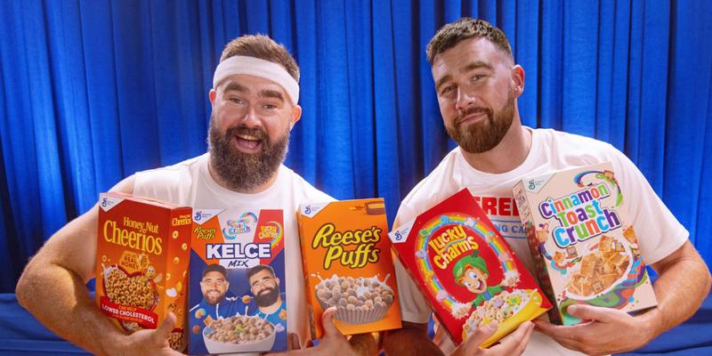 Travis and Jason Kelce launch their own Kelce Mix breakfast cereal