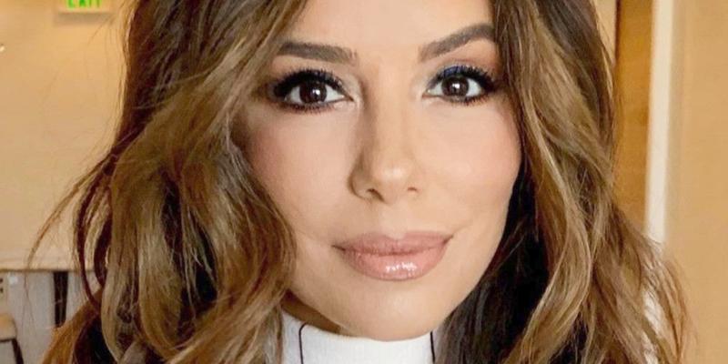 Eva Longoria poses close up