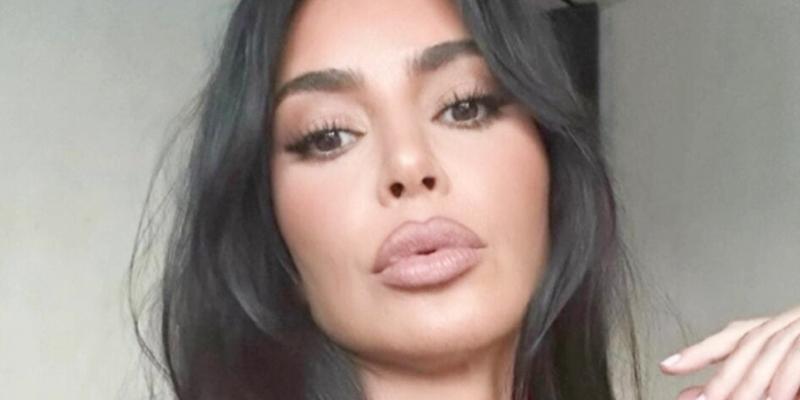 Kim Kardashian close up