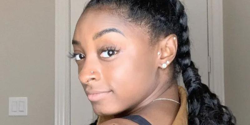 Simone Biles close up