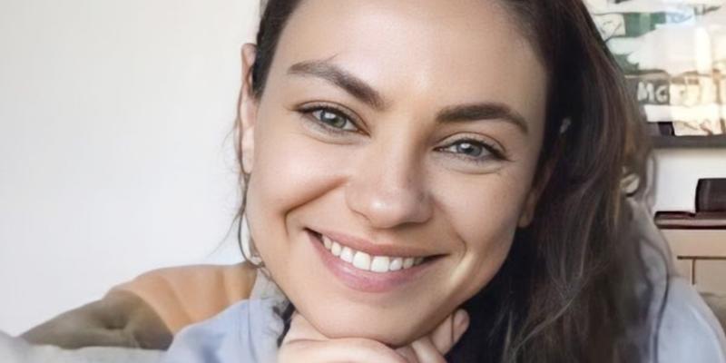 Mila Kunis smiling