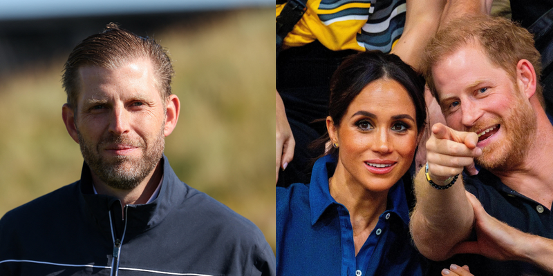 Eric Trump, Meghan Markle, Prince Harry