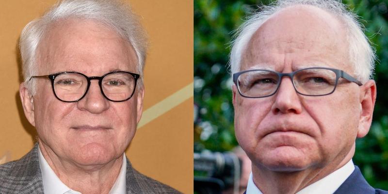 Steve Martin (left) Tim Walz (right)