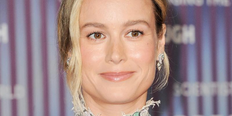 Brie Larson smiles close up