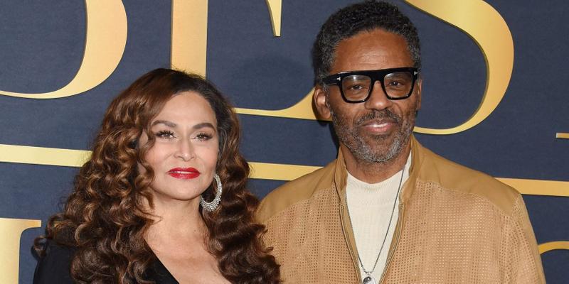 Tina Knowles and Richard Lawson attend Peacock's 'The Best Man: The Final Chapters' Premiere Event