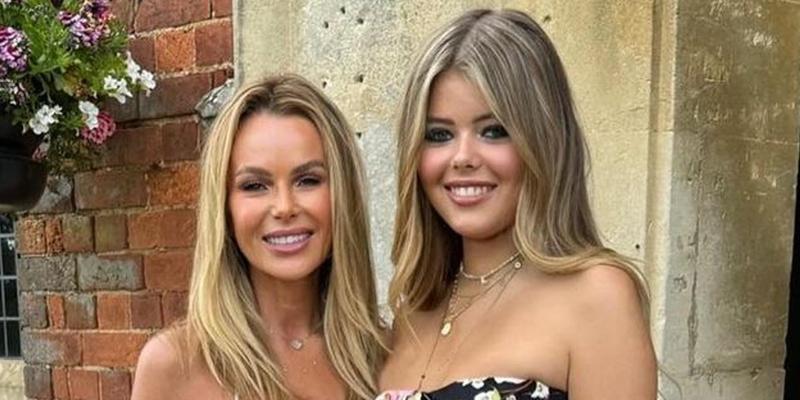 Amanda Holden poses with her daughter Lexi.