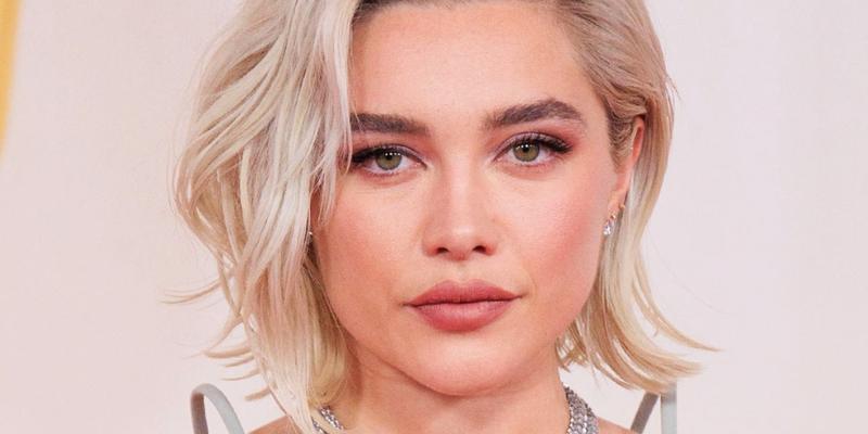 Florence Pugh posing close up