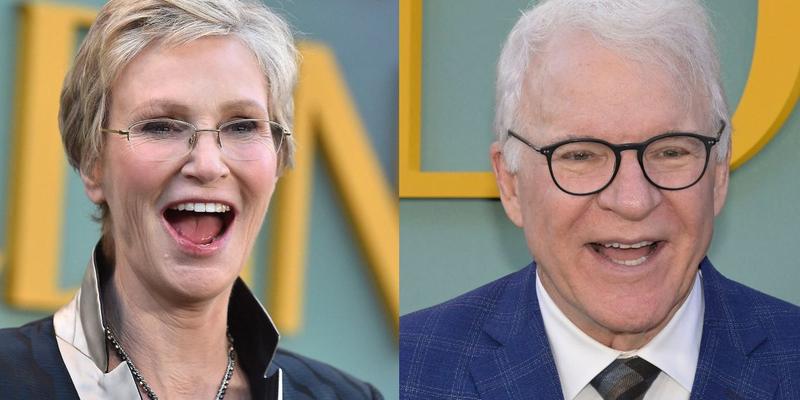 Jane Lynch (left) Steve Martin (right)