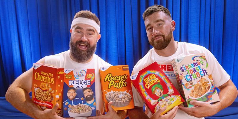 Travis and Jason Kelce launch their own Kelce Mix breakfast cereal