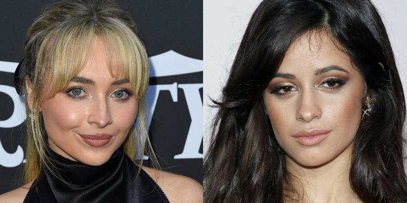 Sabrina Carpenter (left) Camila Cabello (right)