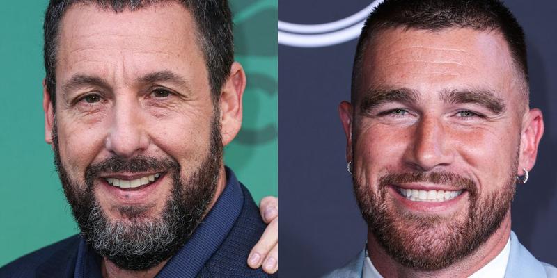 Adam Sandler (left ) Travis Kelc (right)