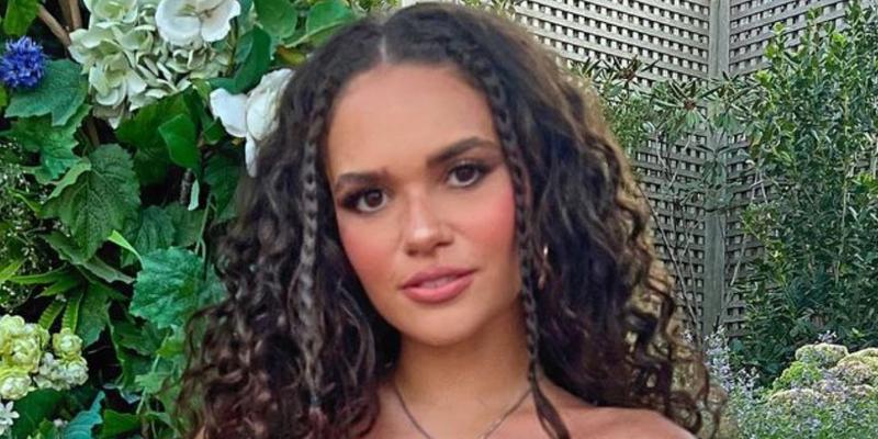 Madison Pettis poses for the camera.