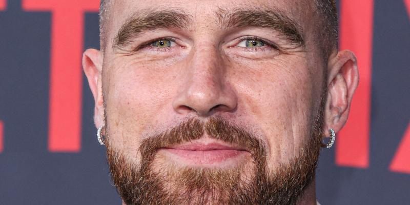 Travis Kelce at Los Angeles Premiere Of Netflix's 'Quarterback' Season 1