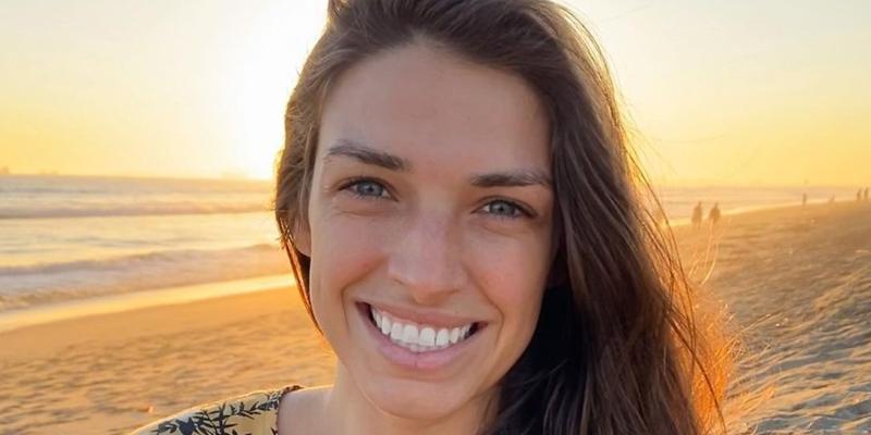 Mackenzie Dern smiles at the camera.