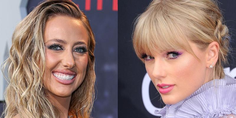 Brittany Mahomes (left) Taylor Swift (right)