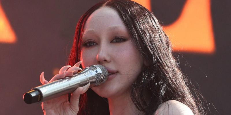 Noah Cyrus performs at the West Hollywood Gay Pride celebration