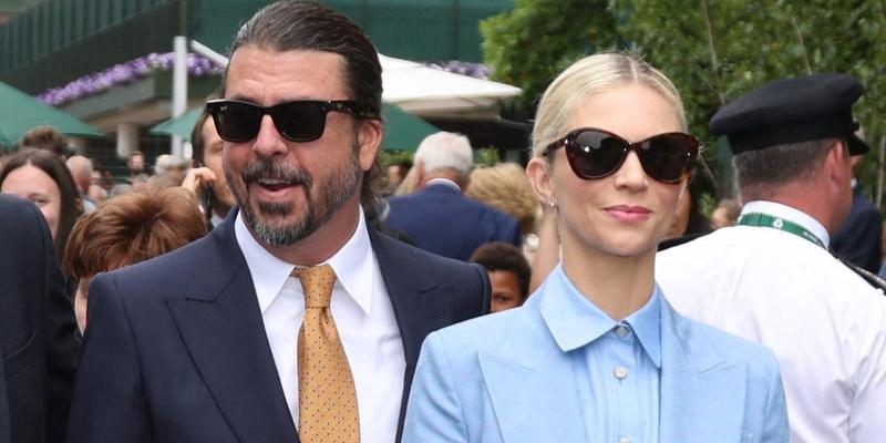 Dave Grohl and Jordyn Blum at 2024 Wimbledon