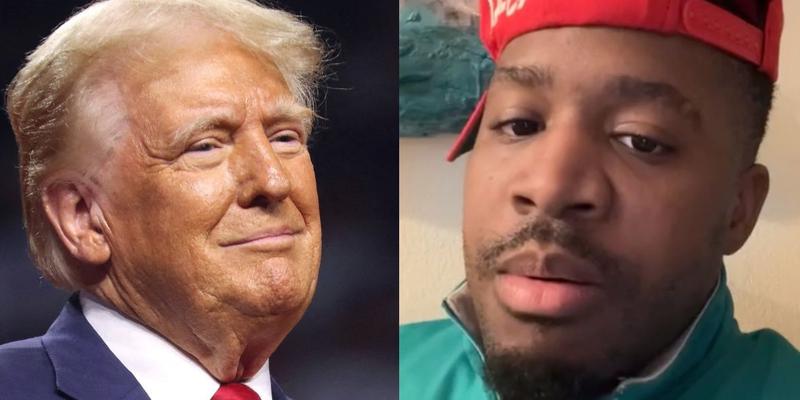 Donald Trump (left) Terrence K. Williiams (right)