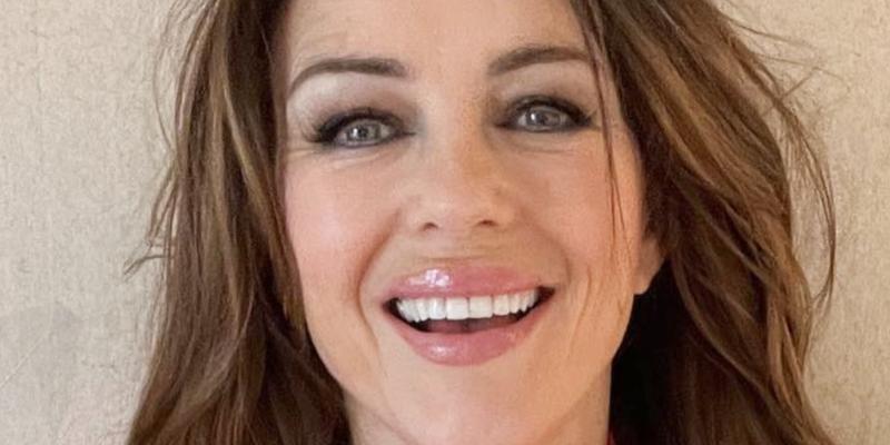 Elizabeth Hurley smiling