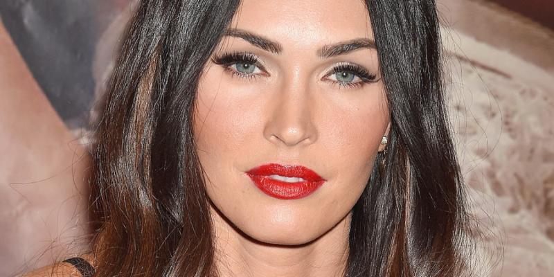 Megan Fox poses close up