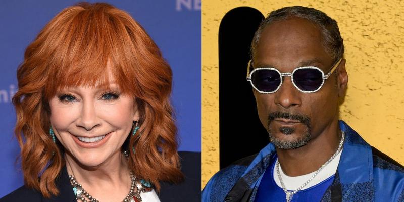 Reba (left) Snoop Dogg (right)