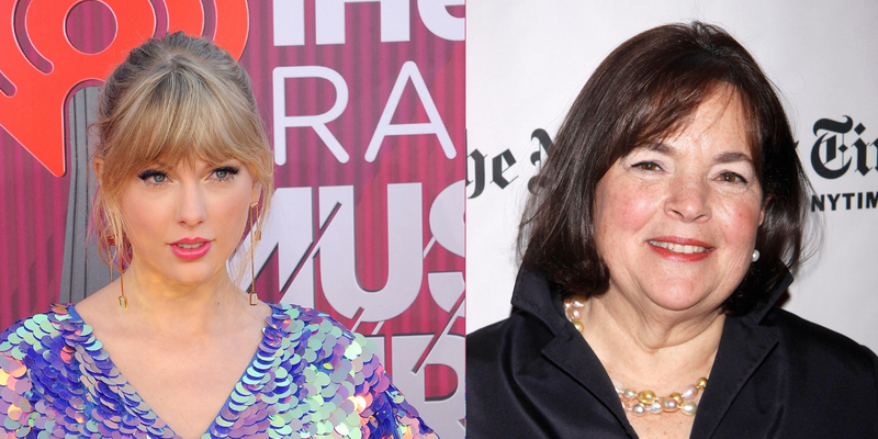 Taylor Swift and Ina Garten collage