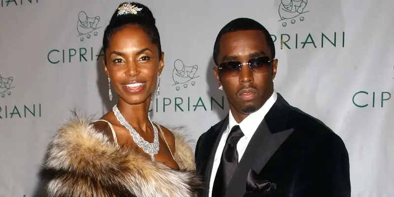 Kim Porter and Diddy