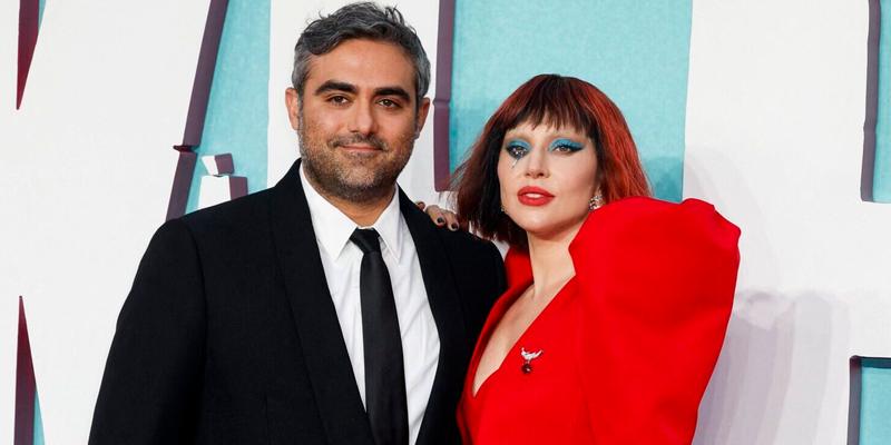 Michael Polansky and Lady Gaga at the "Joker: Folie À Deux" Venice Premiere