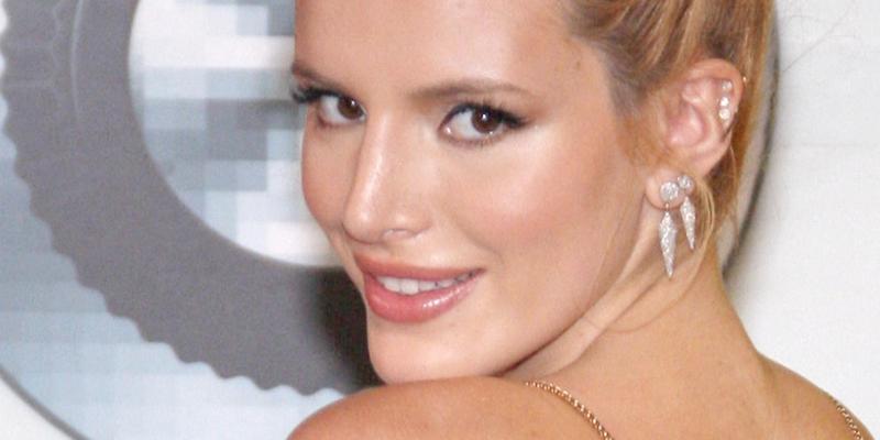 Bella Thorne smiles close up