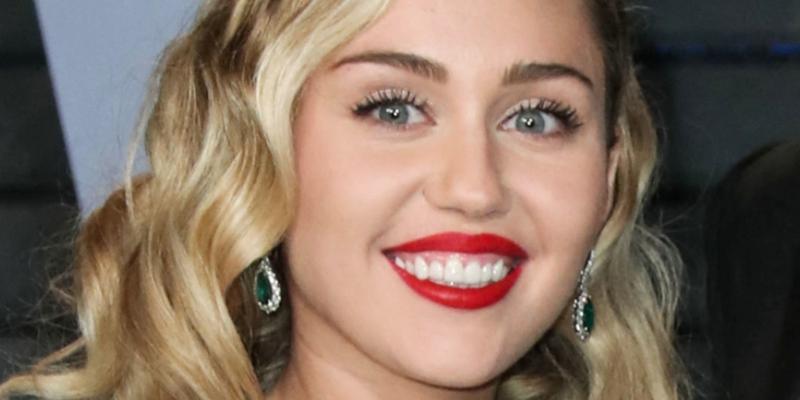 Miley Cyrus smiling close up