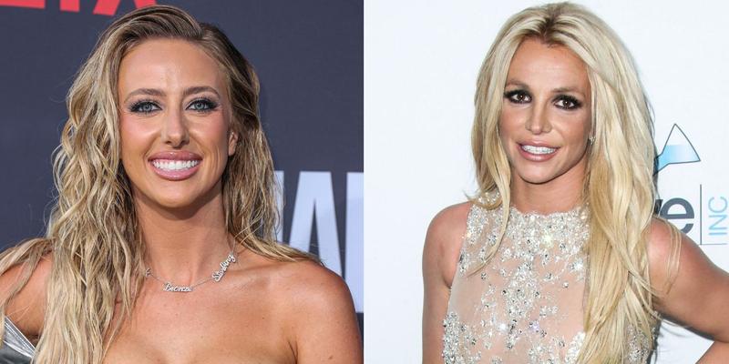 Brittany Mahomes (left) Britney Spears (right)