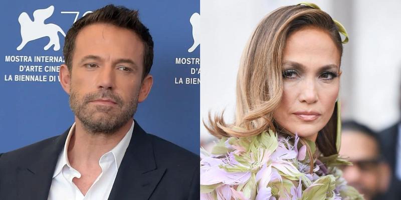 Ben Affleck, Jennifer Lopez photo collage