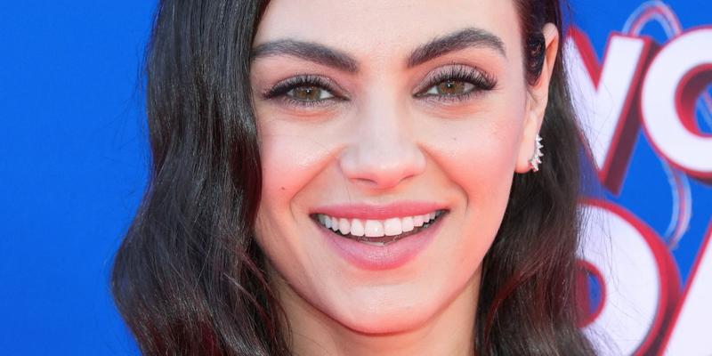 Mila Kunis smiling close up