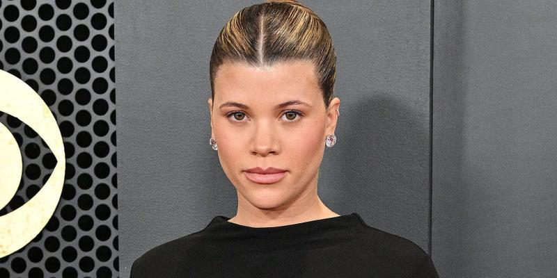 Sofia Richie at the 66th Annual Grammy Awards, Arrivals, Los Angeles