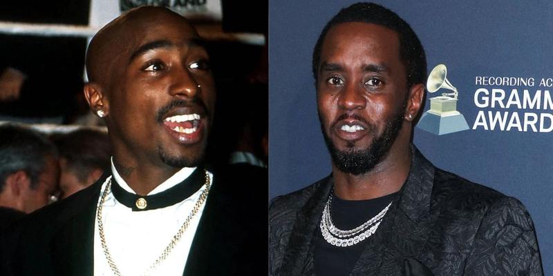 Tupac, Diddy photo collage