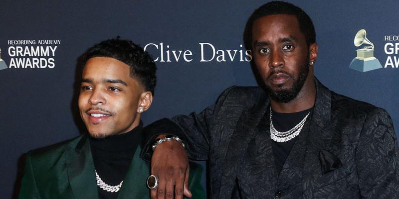 Diddy and his sons at The Recording Academy And Clive Davis' 2020 Pre-GRAMMY Gala