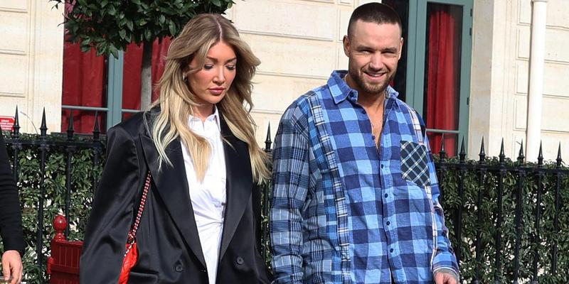 Liam Payne and girlfriend Kate Cassidy in Paris during the Fashion Week on march 1st, 2024.