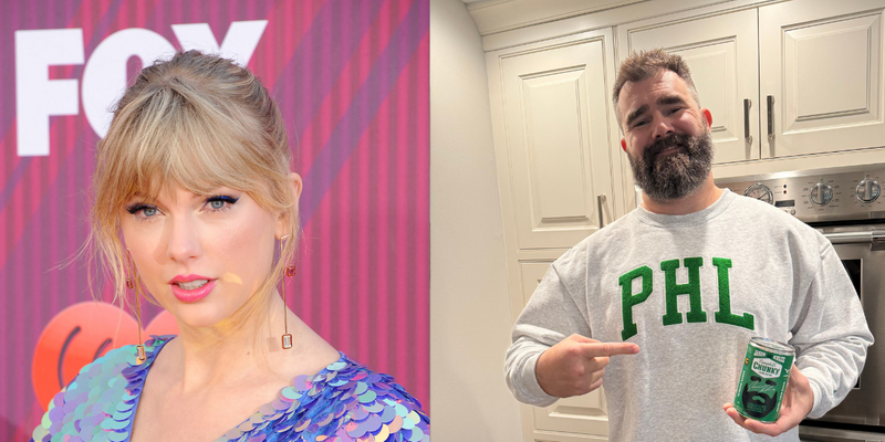 Taylor Swift and Jason Kelce