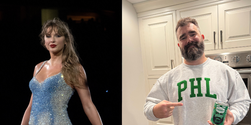 Taylor Swift and Jason Kelce featured pic