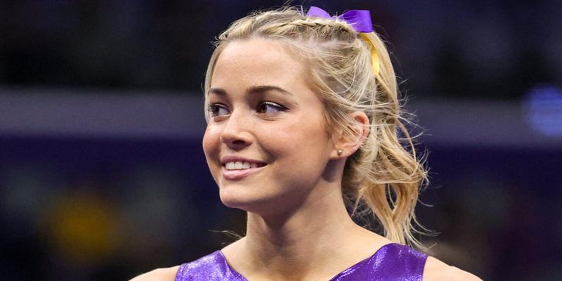 March 23, 2024: LSU's Olivia Dunne warms up on the floor prior to NCAA Gymnastics action in the SEC Championships at the Smoothie King Center in New Orleans, LA. Jonathan Mailhes/CSM (Credit Image: © Jonathan Mailhes/Cal Sport Media) Newscom/(Mega Agency TagID: csmphotothree245776.jpg) [Photo via Mega Agency]