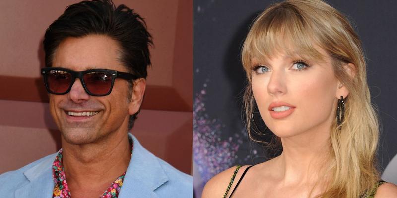 John Stamos (left) Taylor Swift (right)