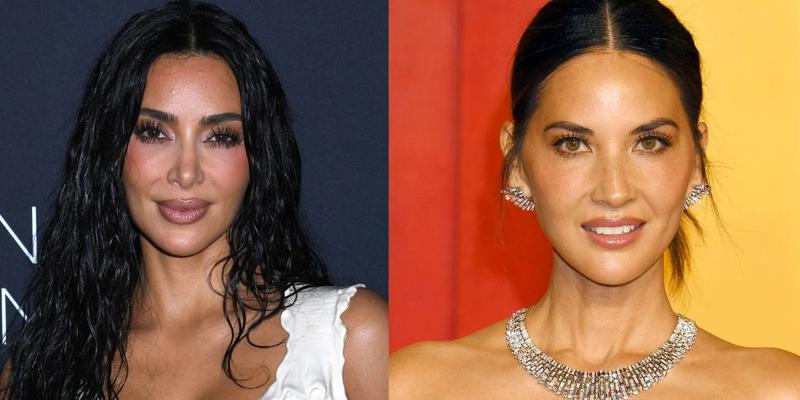 Kim Kardashian (left) Olivia Munn (right)