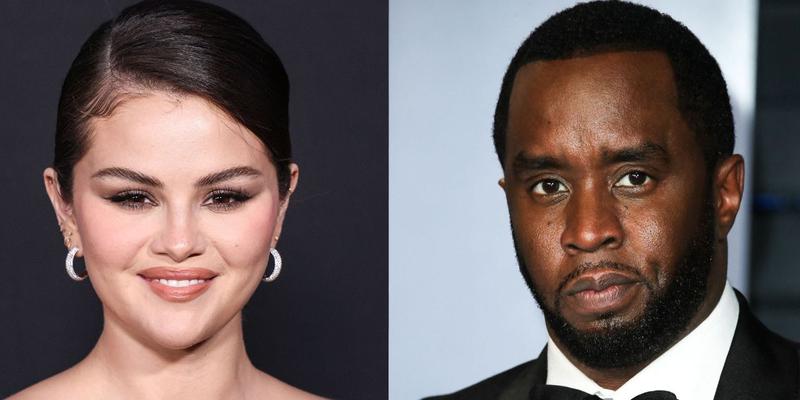 Selena Gomez (left) Diddy (right)