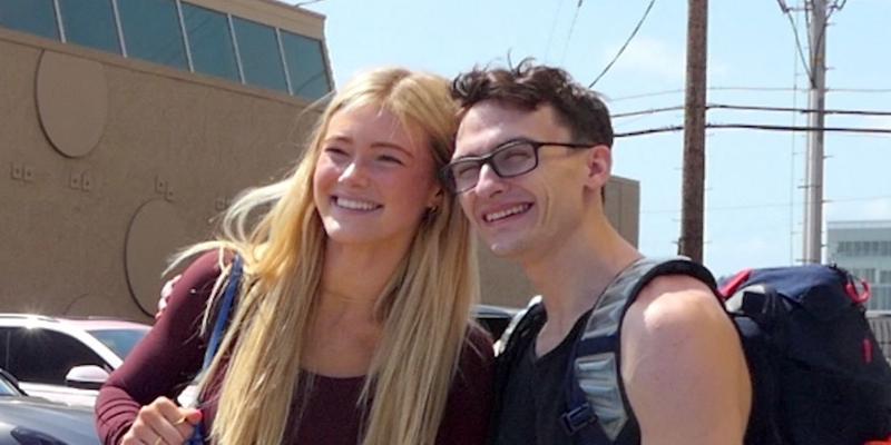 Stephen Nedoroscik and Rylee Arnold at DWTS practice