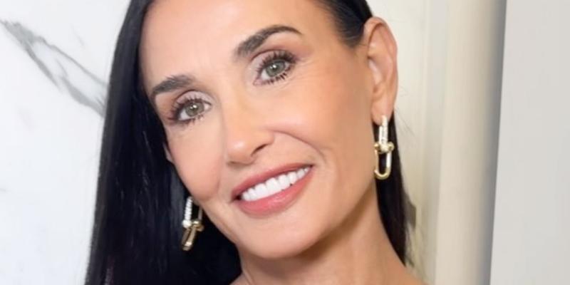 Demi Moore close up