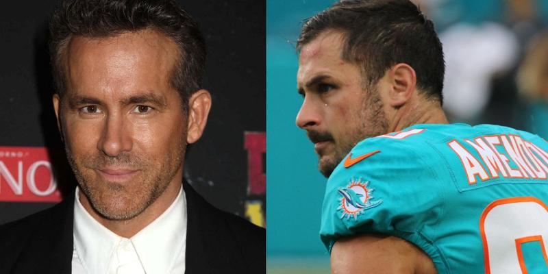 Ryan Reynolds (left) Danny Amendola (right)